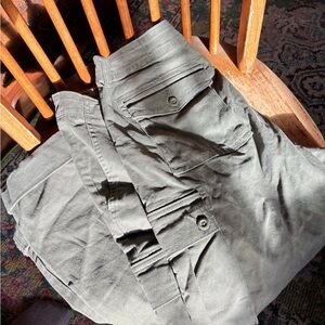 Unisex Olive Cargo Pants